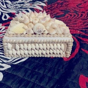 Mid sized cream colored jewelry box